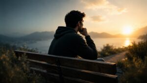 Person sitting alone in quiet reflection, illustrating why being ignored hurts and the psychology of social rejection.